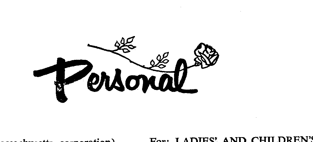 Trademark Logo PERSONAL