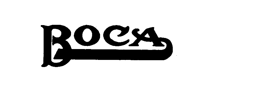 Trademark Logo BOCA