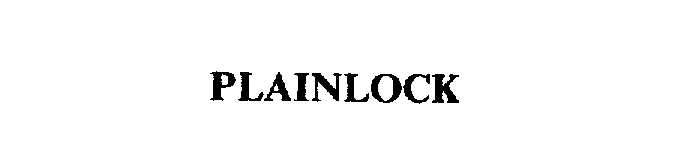  PLAINLOCK