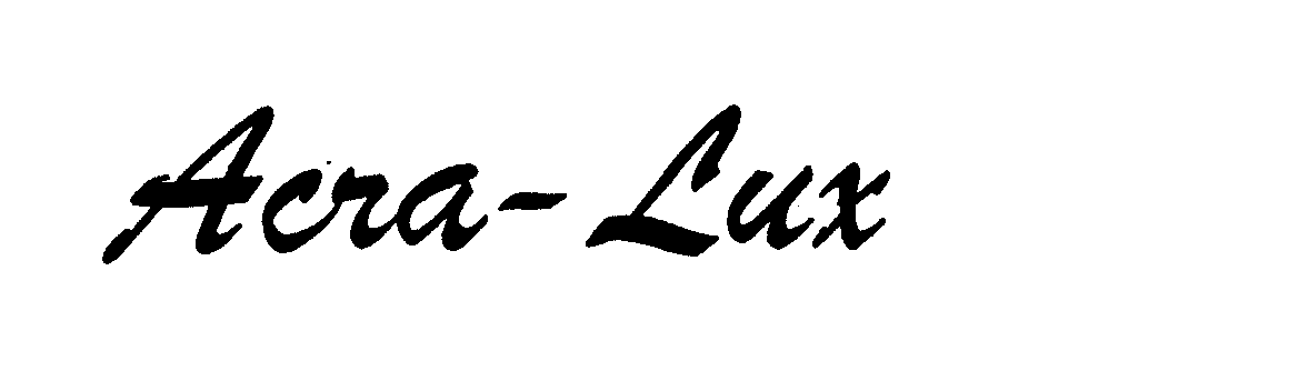 Trademark Logo ACRA-LUX