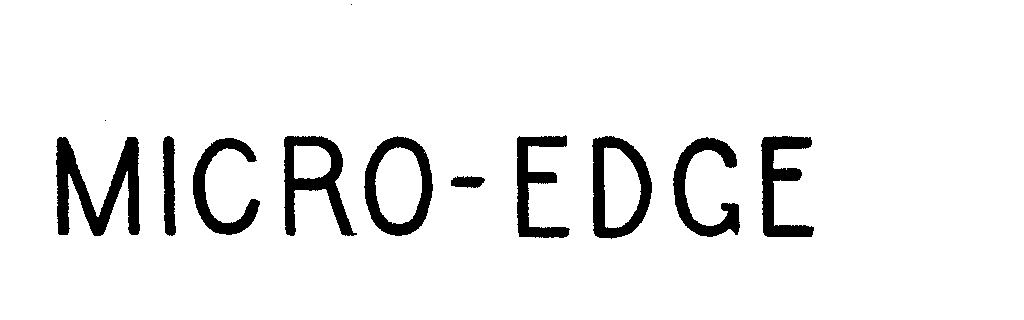 Trademark Logo MICRO-EDGE