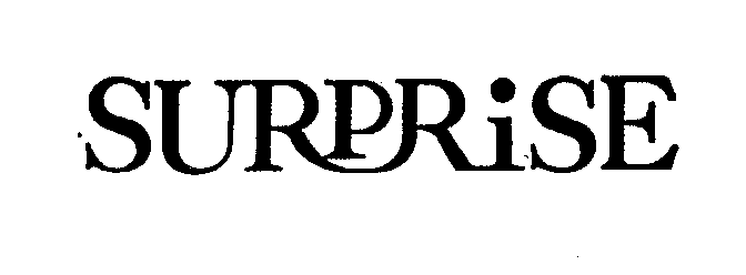 Trademark Logo SURPRISE