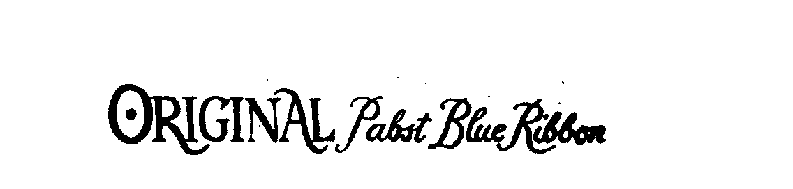  ORIGINAL PABST BLUE RIBBON