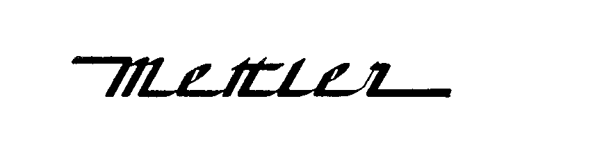 Trademark Logo METTLER