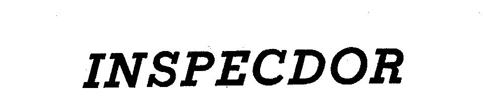 Trademark Logo INSPECDOR