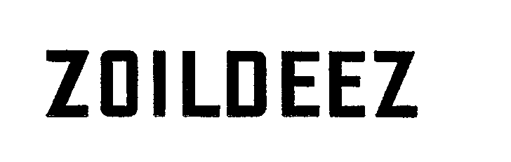 Trademark Logo ZOILDEEZ