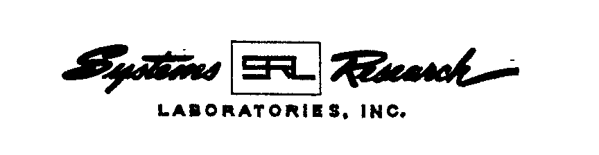  SYSTEMS RESEARCH LABORATORIES, INC. SRL