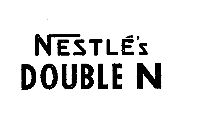 Trademark Logo NESTLE'S DOUBLE N