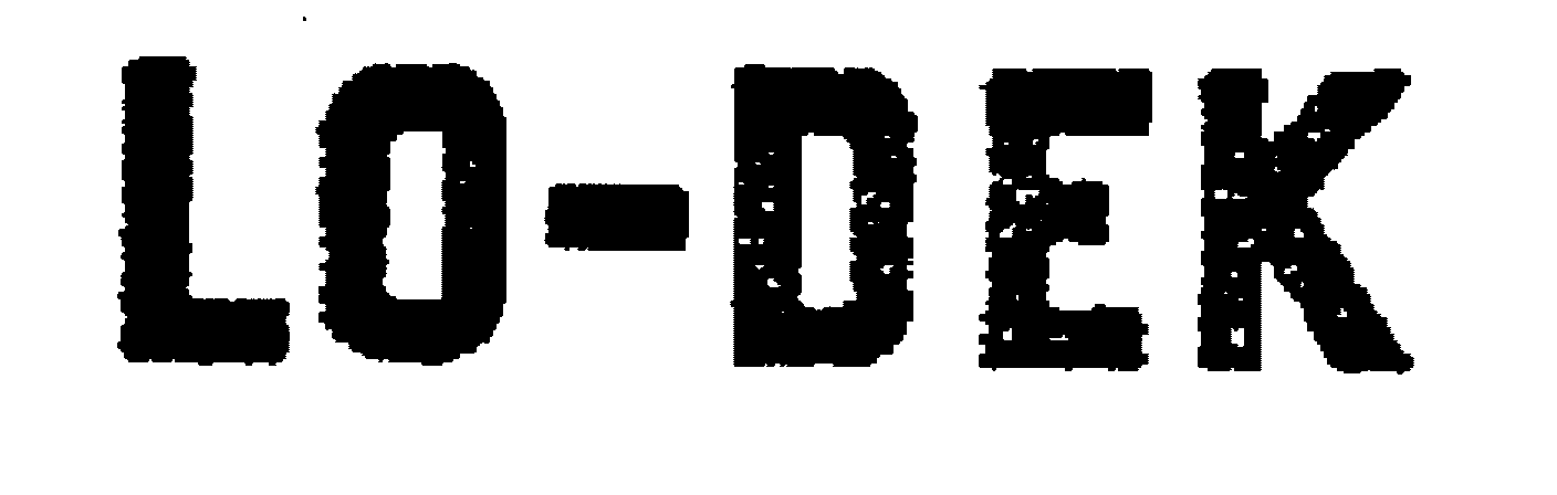 Trademark Logo LO-DEK