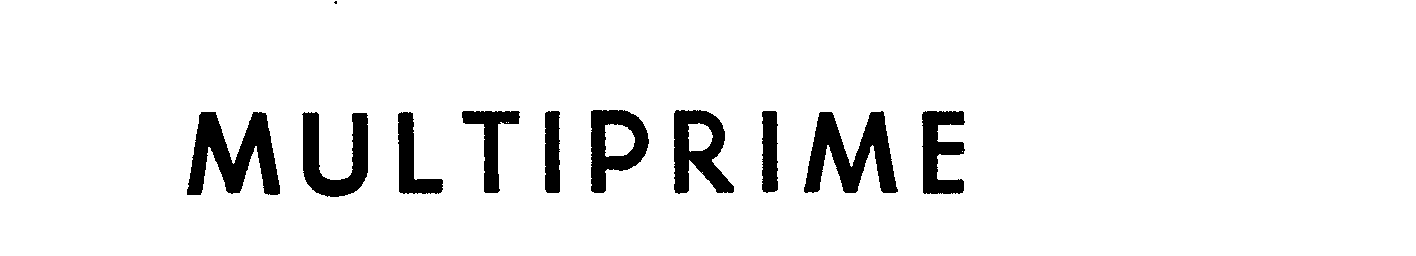 Trademark Logo MULTIPRIME