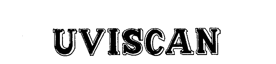 Trademark Logo UVISCAN