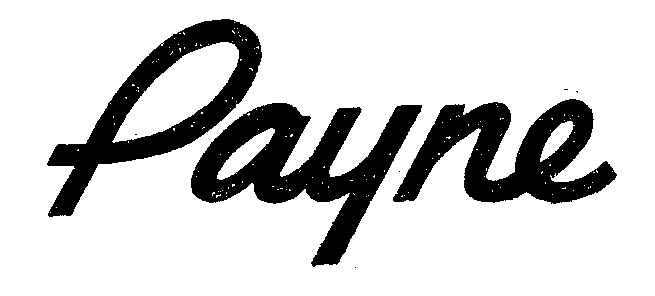 Trademark Logo PAYNE