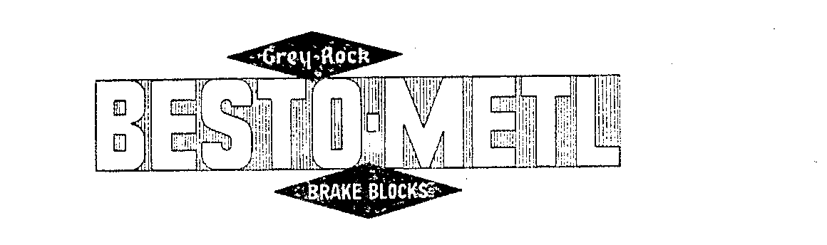  GREY-ROCK BESTO-METL BRAKE BLOCKS