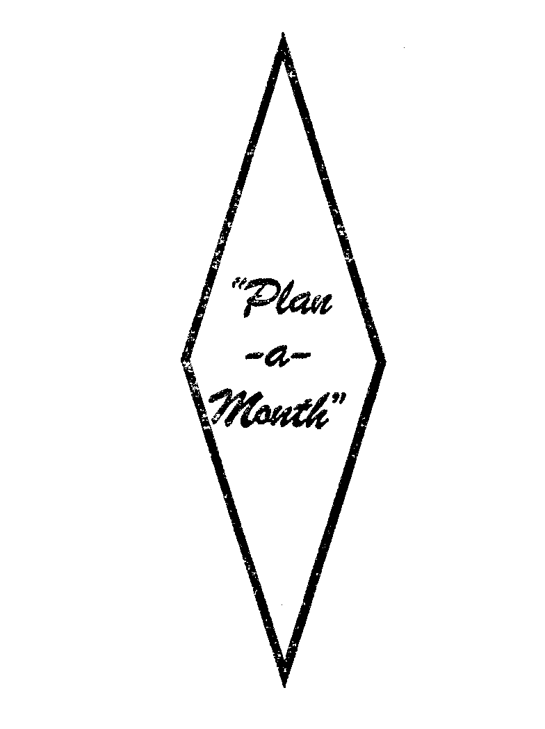 Trademark Logo "PLAN-A-MONTH"
