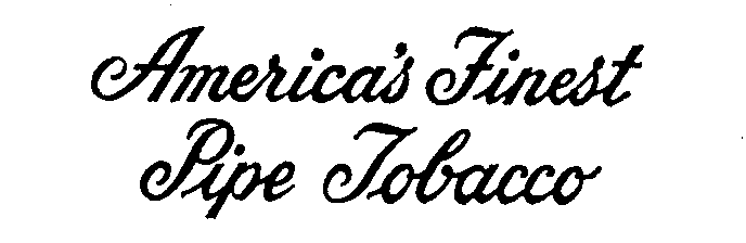 Trademark Logo AMERICA S FINEST PIPE TOBACCO