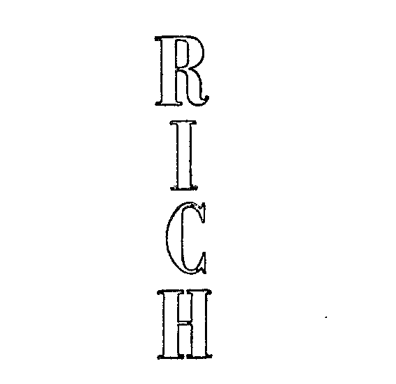 Trademark Logo RICH