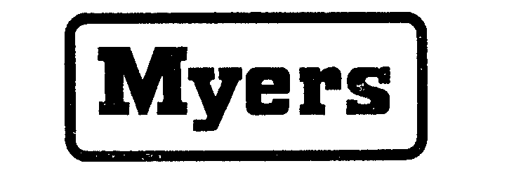 Trademark Logo MYERS