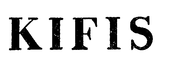 Trademark Logo KIFIS