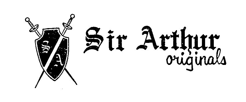 Trademark Logo SA SIR ARTHUR ORIGINALS