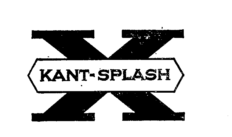 Trademark Logo KANT SPLASH X