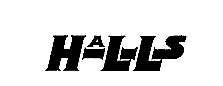 Trademark Logo HALLS