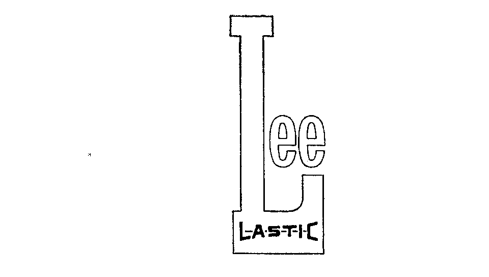 Trademark Logo LEE L-A-S-T-I-C