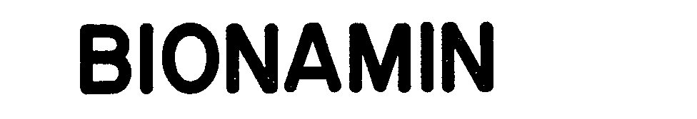 Trademark Logo BIONAMIN