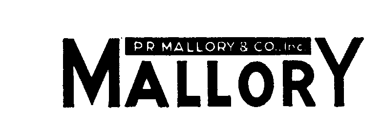  MALLORY P.R. MALLORY &amp; CO. INC.