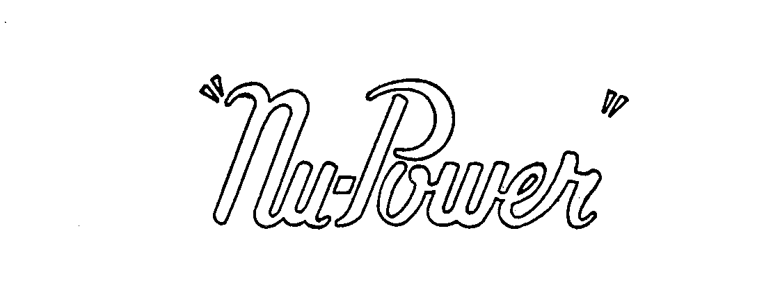 Trademark Logo "NU-POWER"