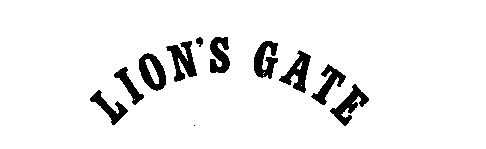 Trademark Logo LION'S GATE