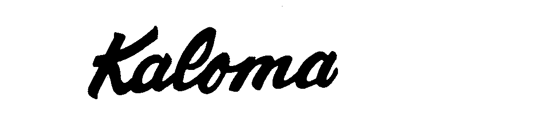 Trademark Logo KALOMA