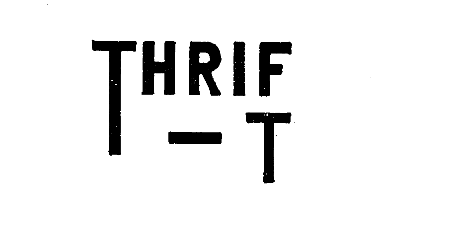 Trademark Logo THRIF-T