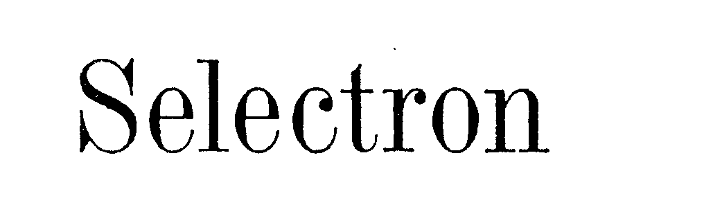 Trademark Logo SELECTRON