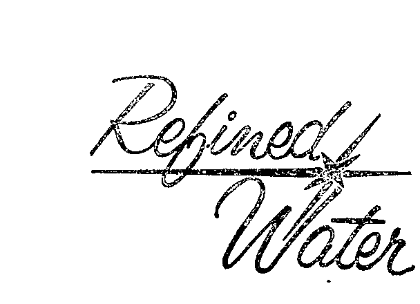 Trademark Logo REFINED WATER