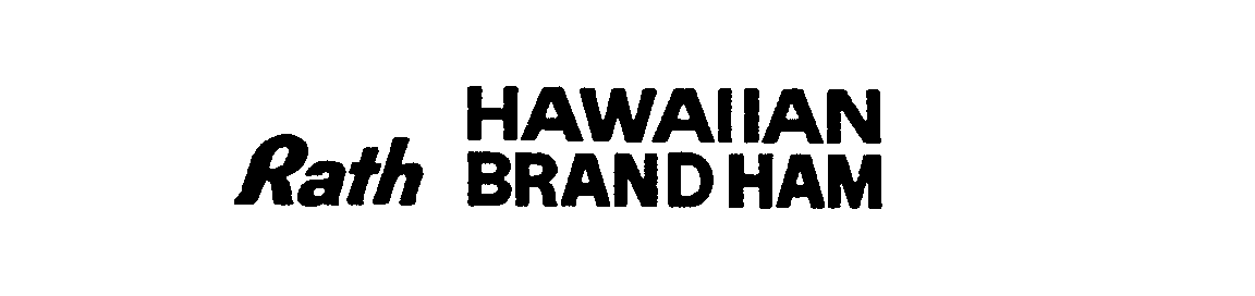 Trademark Logo RATH HAWAIIAN BRANDHAM
