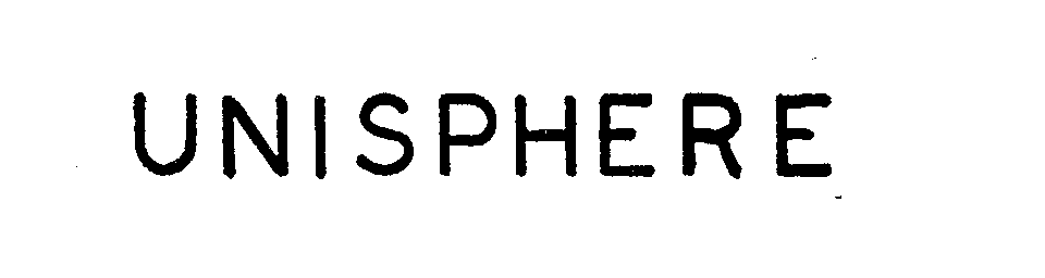 Trademark Logo UNISPHERE