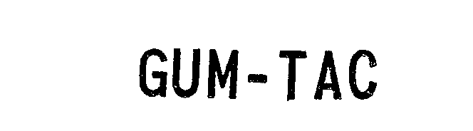 Trademark Logo GUM-TAC
