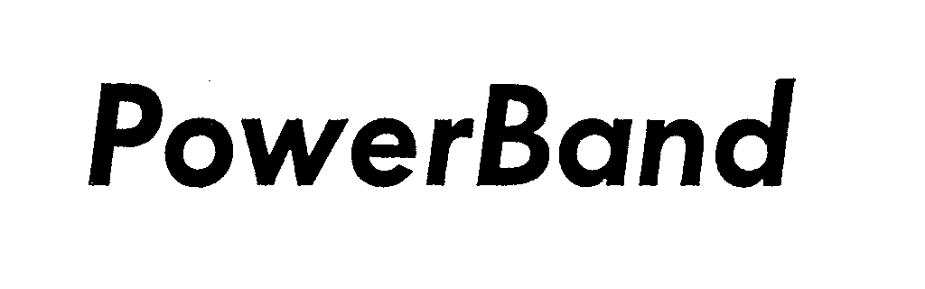 Trademark Logo POWERBAND