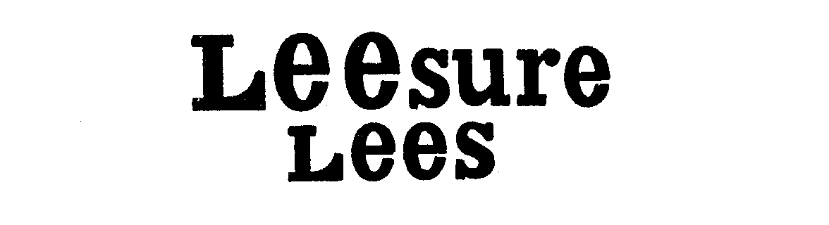 Trademark Logo LEESURE LEES