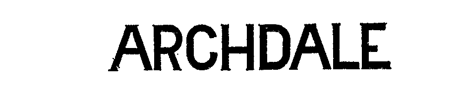 Trademark Logo ARCHDALE