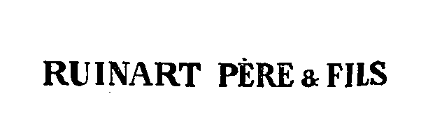 Trademark Logo RUINART PERE & FILS