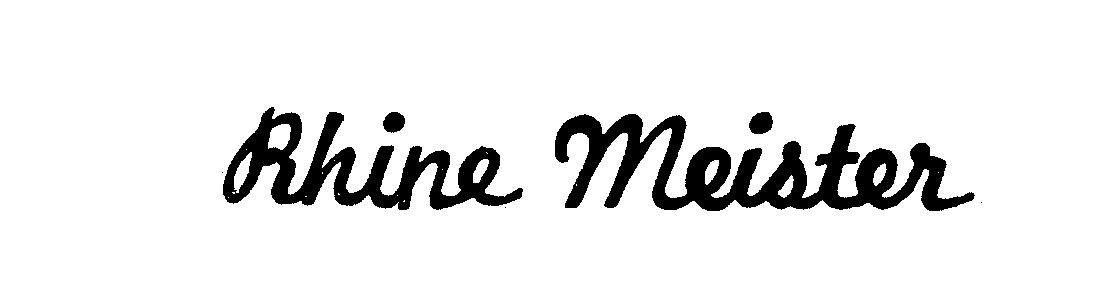 Trademark Logo RHINE MEISTER