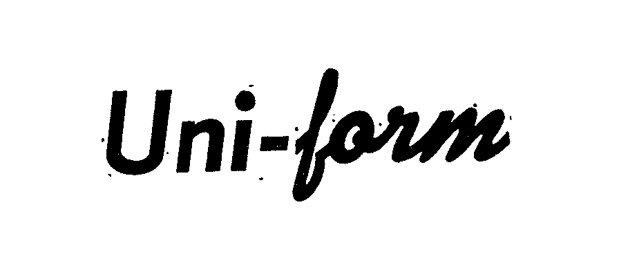 Trademark Logo UNI-FORM