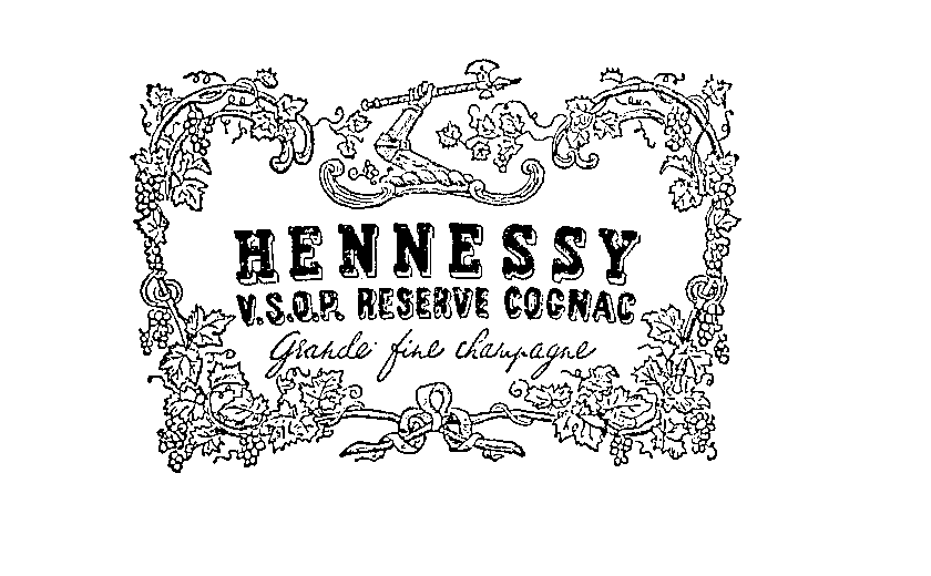 HENNESSY V·S·O·P MAISON FONDEE EN 1765 HENNESSY V·S·O·P COGNAC JAS HENNESSY  & CO. COGNAC, FRANCE 40%VOL E 70CL Trademark of Moet Hennessy USA, Inc. -  Registration Number 4614145 - Serial Number 85469963 