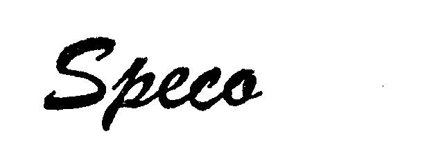 Trademark Logo SPECO