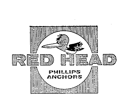  RED HEAD PHILLIPS ANCHORS