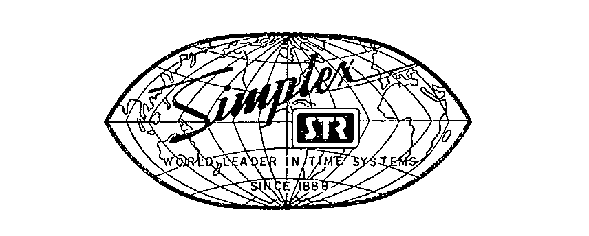  SIMPLEX STR WORLD LEADER IN TIME SYSTEMS SINCE 1888