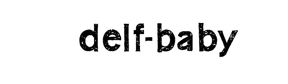 Trademark Logo DELF-BABY