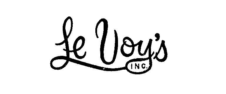 Trademark Logo LE VOY'S INC.