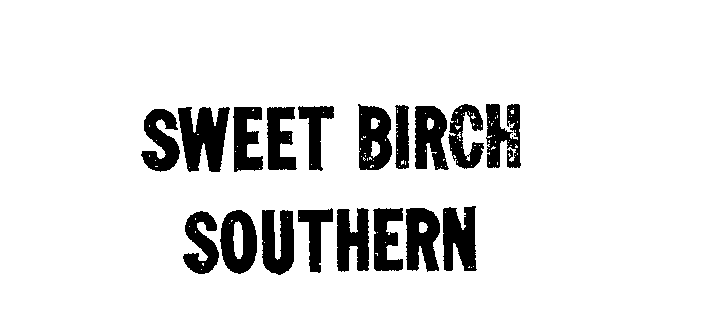 Trademark Logo SWEET BIRCH SOUTHERN